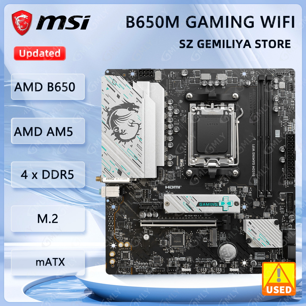 X870E Atx Motherboard - Placa base MSI B650M GAMING WIFI,